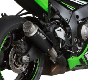 Mivv Exhaust ZX-10R 16-22 スリップオン GP PRO BLACK ブラックステンレス K.042.LXBP